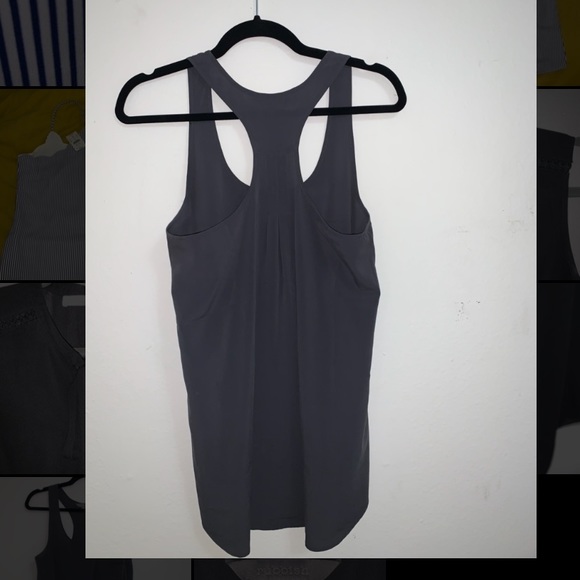 Rubbish long gray racerback tank size small - Picture 3 of 7